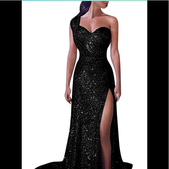 Black hot evenings dress - Picture 8 of 11